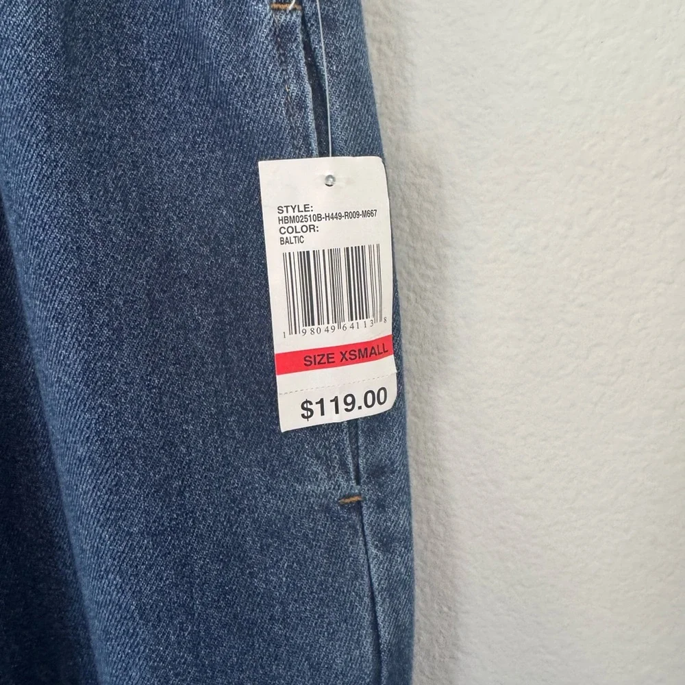 Habitual Dark Blue Wide-Leg Jeans. NWT. Dark wash. - Picture 3 of 4